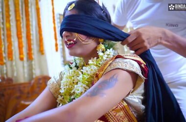 Newly Married Bhabhi Fucked By devar Blindfolded Sex