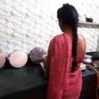 Indian Bhabi in Red Saree Fucked in Kitchen by Devar